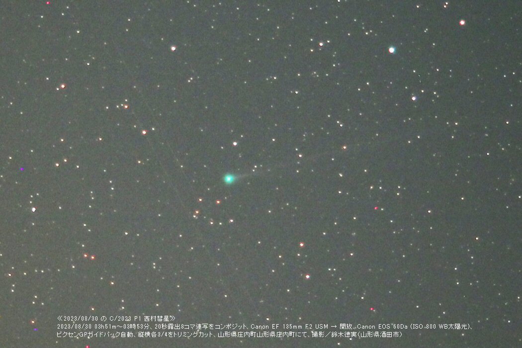 2023/08/30 の C/2023 P1 西村彗星